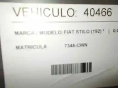 Veicolo di demolizione fiat stilo (192) * dell'anno 2004 alimentato 192a5000