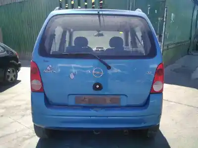 Veicolo di demolizione opel agila color-edition dell'anno 2002 alimentato z12xe