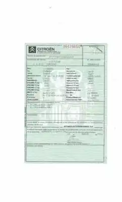 Veículo de Sucata citroen c3 pluriel (hb_) 1.4 hdi do ano 2006 alimentado 8hz