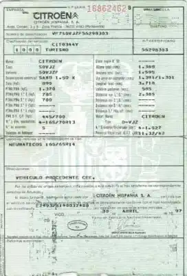 Veículo de Sucata citroen saxo 1.5 d furio do ano 1997 alimentado vjz