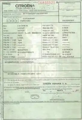 Veículo de Sucata citroen saxo 1.5 d furio do ano 1997 alimentado vjz