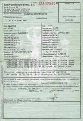 Veículo de Sucata daewoo lacetti cdx do ano 2004 alimentado f16d3