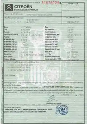 Sloopvoertuig citroen c3 pluriel 1.4 van het jaar 2005 aangedreven kfv