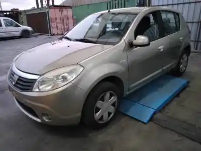 Scrapping Vehicle dacia sandero ambiance of the year 2009 powered d4ff7