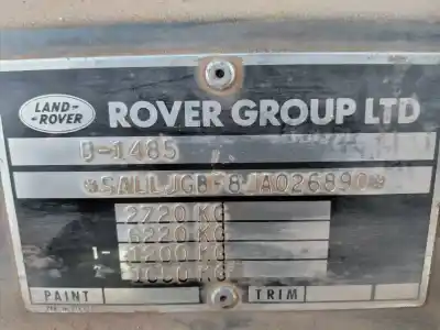 Здавання транспортного засобу land rover discovery (salljg/lj) tdi року 1992 потужний 12l