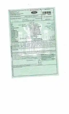 Veicolo di demolizione ford focus lim. (cb4) titanium dell'anno 2009 alimentato g8db