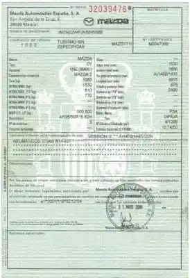 Veículo de Sucata mazda 2 berlina (dy) 1.4 crtd active do ano 2005 alimentado f6ja