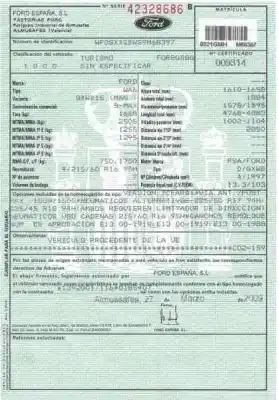 Scrapping Vehicle ford s-max (ca1) titanium of the year 2009 powered qxwb