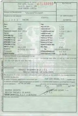 Véhicule à la ferraille fiat stilo (192) 1.9 jtd / 1.9 jtd 115 active de l'année 2002 alimenté 192a1000