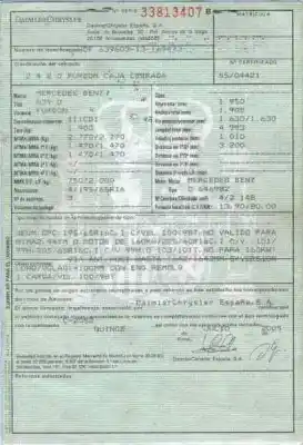 Scrapping Vehicle mercedes-benz vito (w639) basic, combi 111 cdi compacto (639.601) of the year 2005 powered 646982