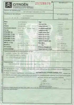 Scrapping Vehicle citroen c3 pluriel 1.4 of the year 2002 powered kfv