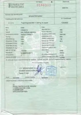 Veicolo di demolizione ford transit connect (tc7) furgón (2006->) dell'anno 2007 alimentato r3pa