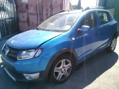 Scrapping Vehicle dacia sandero stepway of the year 2016 powered k9ke626