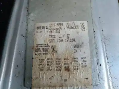 Scrapping Vehicle seat ibiza (6k1) stella of the year 2000 powered agr