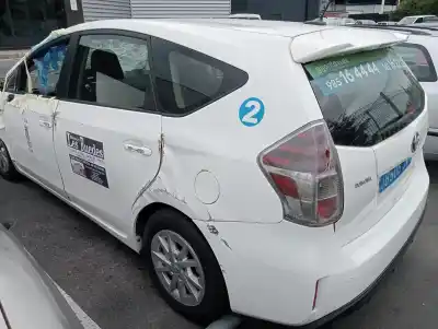 Veicolo di demolizione toyota prius (nhw30) plug-in hybrid advance dell'anno 2013 alimentato 2zr
