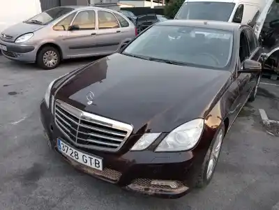 Vehículo de desguace MERCEDES CLASE E (W212) LIM. 220 CDI BlueEfficiency (212.002) del año 2010 con motor 651924