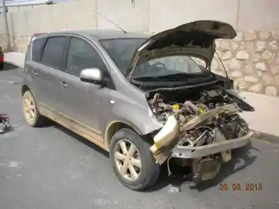 Veicolo di demolizione nissan note (e11e) acenta dell'anno 2007 alimentato k9k276