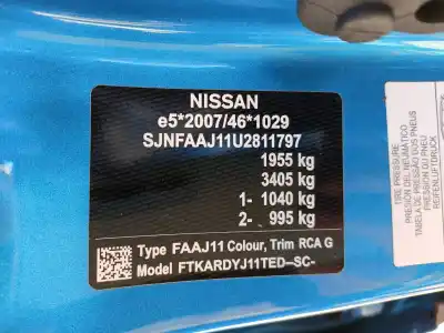 Veículo de Sucata nissan qashqai (j11) acenta do ano 2020 alimentado k9k872
