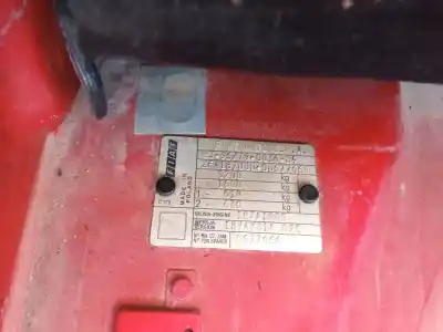 Sloopvoertuig fiat seicento (187) sporting van het jaar 2001 aangedreven 187a1000