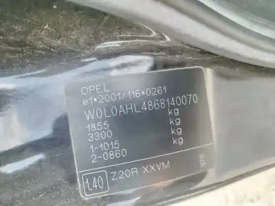 Утилизация автомобиля opel                                               astra h (a04)                                                                                                                                                                                                                                              1.7 cdti (l48) года 2006 питание z 17 dth