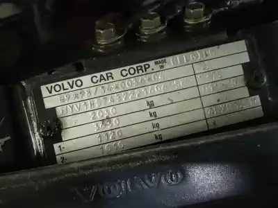 Утилизация автомобиля volvo b.m. s60 i (384) 2.4 d года 2002 питание d5244t2