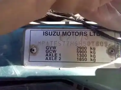 Утилизация автомобиля isuzu d-max 3.0 turbodiesel года 2007 питание 4jh1