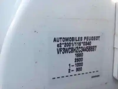 Veículo de Sucata peugeot 207 urban do ano 2008 alimentado 8hz