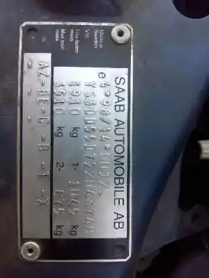 Veículo de Sucata saab 9-3 berlina 2.2 s tid do ano 2002 alimentado d223l
