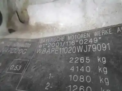 Veículo de Sucata bmw x3 (e83) xdrive 20d do ano 2009 alimentado n47