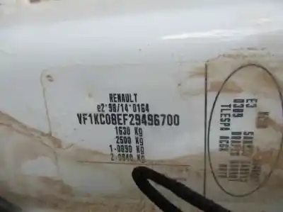 Утилизация автомобиля renault kangoo (f/kc0) 1.5 dci diesel 65 cv / 48 kw года 2004 питание k9k b7 60kw Утилизация автомобиля renault kangoo (f/kc0) 1.5 dci diesel 65 cv / 48 kw года 2004 питание k9k b7 60kw