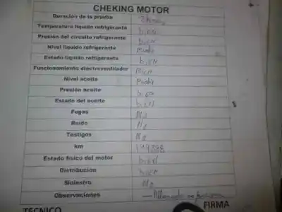 Veículo de Sucata fiat marea berlina (185) 1.9 turbodiesel do ano 1997 alimentado 182a7000