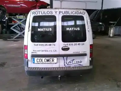 Veicolo di demolizione opel combo familiar dell'anno 2002 alimentato y17dt