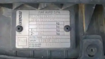 Scrapping Vehicle fiat stilo (192) 1.9 jtd cat of the year 2003 powered 192a1000