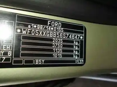 Veicolo di demolizione ford mondeo berlina (ge) ambiente plus dell'anno 2006 alimentato hjbc