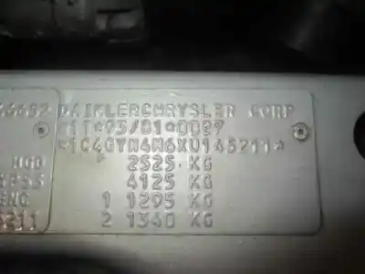 Vehicul casat chrysler voyager (gs) 2.5 td al anului 1999 alimentat vm69b