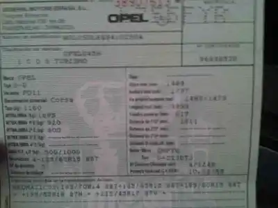 Утилизация автомобиля opel corsa d 1.3 16v cdti года 2007 питание z13dtj