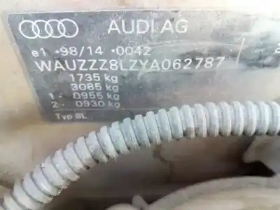Scrapping Vehicle audi a3 (8l) 1.8 20v turbo of the year 2000 powered arz