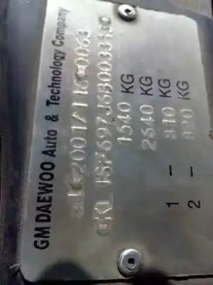 Veículo de Sucata chevrolet aveo 1.4 cat do ano 2006 alimentado f14d3