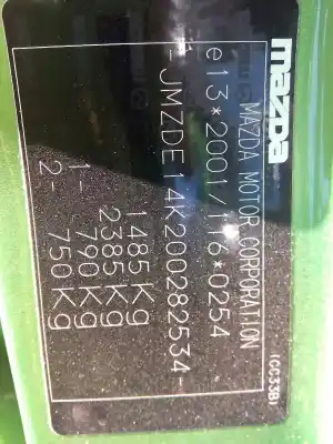 Veículo de Sucata mazda 2 lim. (de) 1.3 16v cat do ano 2010 alimentado zj