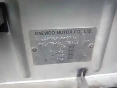 Scrapping Vehicle daewoo lanos 1.4 cat of the year 2002 powered a13sms