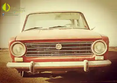 Scrapping Vehicle seat 124 124 of the year 1974 powered 