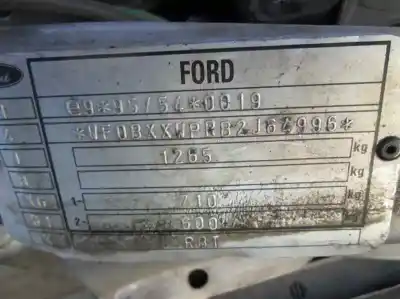 Здавання транспортного засобу ford ka (ccq) 1.3 cat року 2002 потужний j4p