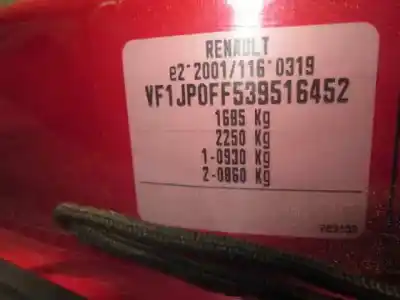 Sloopvoertuig renault grand modus dynamique van het jaar 2008 aangedreven k9k t7