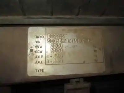 Vehicul casat opel frontera a 2.8 turbodiesel al anului 1995 alimentat 4jb1