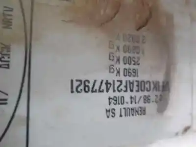 Утилизация автомобиля renault kangoo (f/kc0) alize 75 cv / 55 kw года 1999 питание 