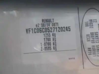 Здавання транспортного засобу renault twingo (co6) 1.2 alize року 2003 потужний d4f a7