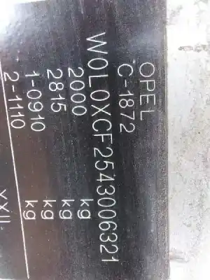 Veículo de Sucata opel combo cargo do ano 2003 alimentado y17dt