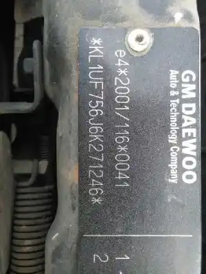 Veículo de Sucata chevrolet tacuma 1.6 cat do ano 2005 alimentado a16dms 79kw