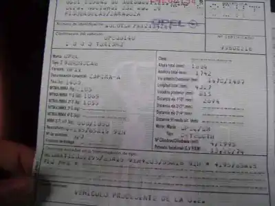 Veículo de Sucata opel zafira a 2.0 dti do ano 2001 alimentado y20dth