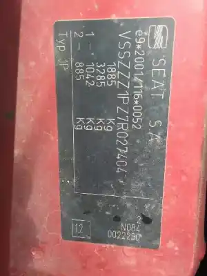 Veículo de Sucata seat leon (1p1) stylance / style do ano 2006 alimentado bkd